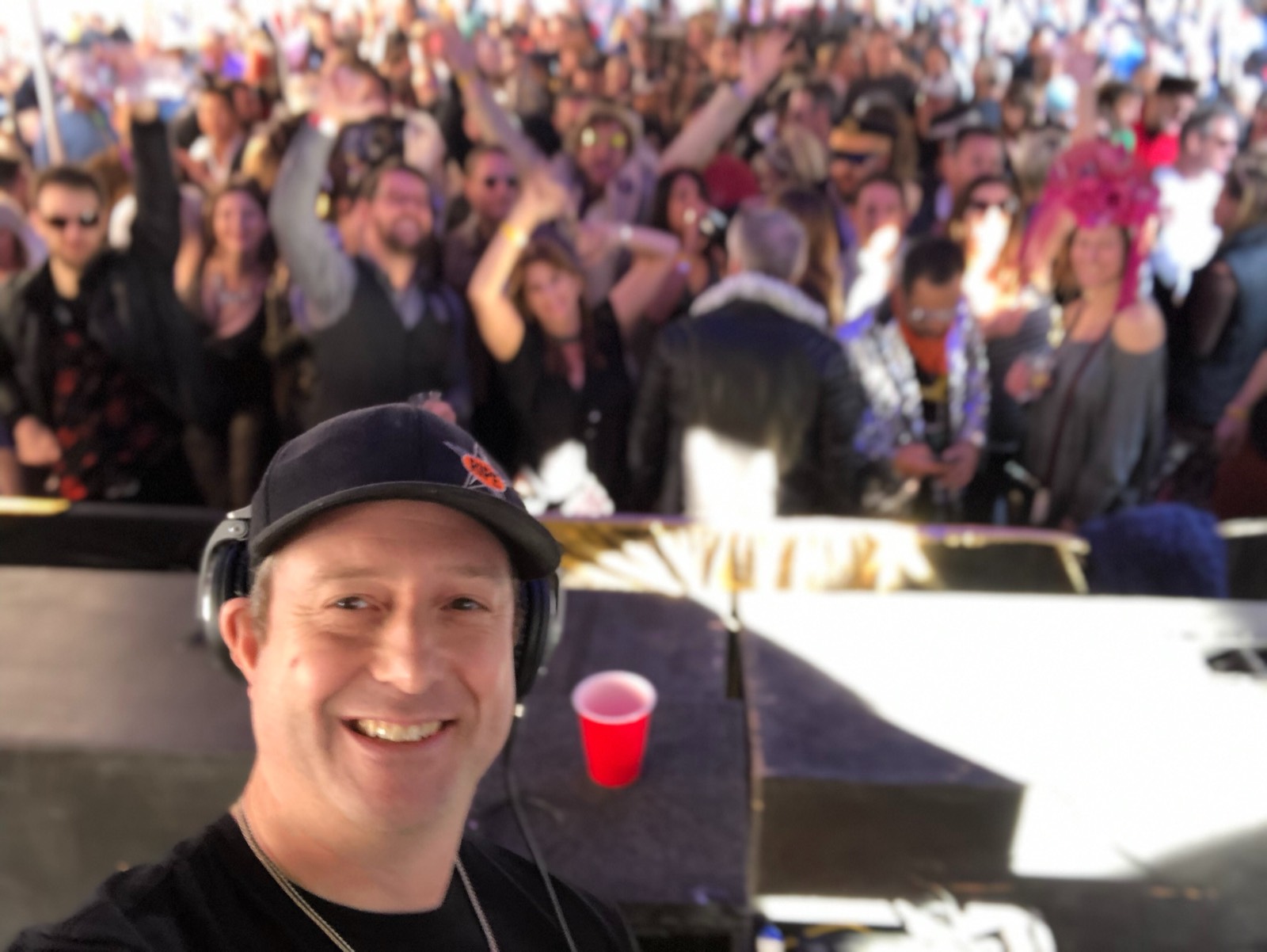 DJ Deckard at a festival crowd